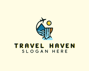 Travel Holiday Destination logo design