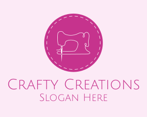 Hobby - Seamstress Sewing Machine logo design