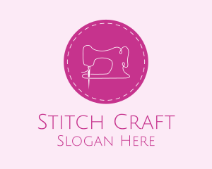 Seamstress - Seamstress Sewing Machine logo design