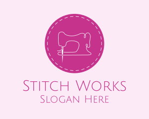 Alteration - Seamstress Sewing Machine logo design