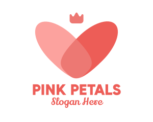 Royal Pink Nail Polish logo design