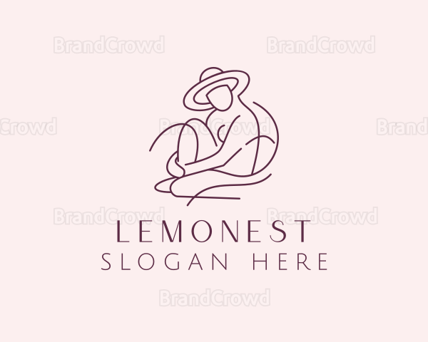 Nude Fashion Model Logo