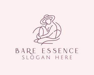 Nude - Nude Fashion Model logo design