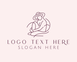 Nude Fashion Model Logo