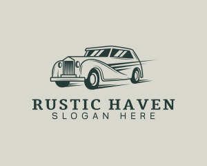 Luxury Vintage Car logo design