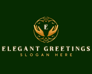 Elegant Hands Spa Therapy logo design