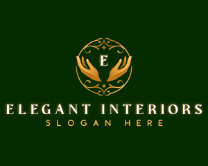 Elegant Hands Spa Therapy logo design