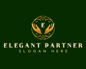 Elegant Hands Spa Therapy logo design