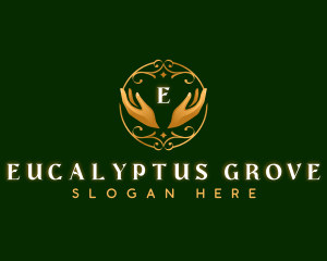 Elegant Hands Spa Therapy logo design