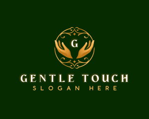 Elegant Hands Spa Therapy logo design