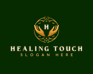 Elegant Hands Spa Therapy logo design