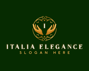 Elegant Hands Spa Therapy logo design