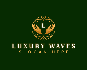 Elegant Hands Spa Therapy logo design