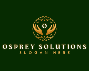 Elegant Hands Spa Therapy logo design