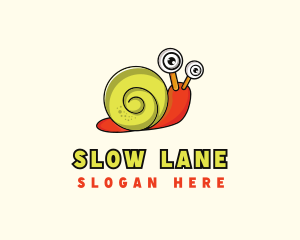 Snail - Animal Snail Slug logo design