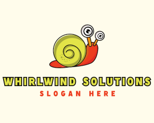 Whirl - Animal Snail Slug logo design