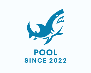 Aqua - Wild Shark Gaming logo design