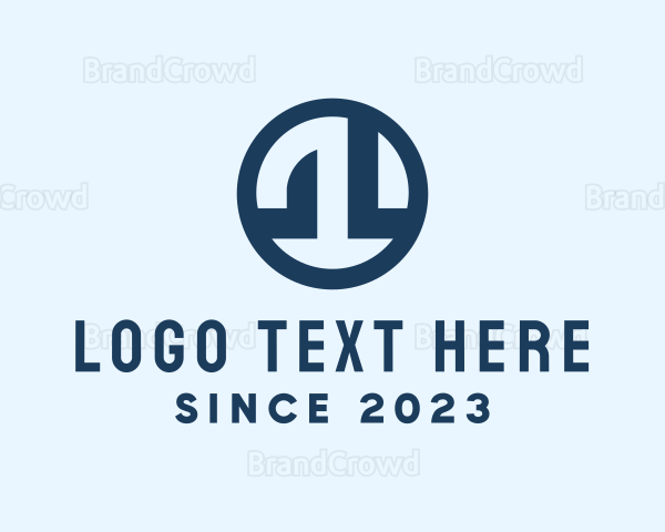 Modern Geometric Letter L Logo