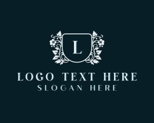 Floral Wedding Event Logo