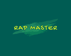 Rap - Urban Paint Graffiti logo design
