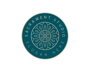 Sacrament - Fellowship Cross Religion logo design