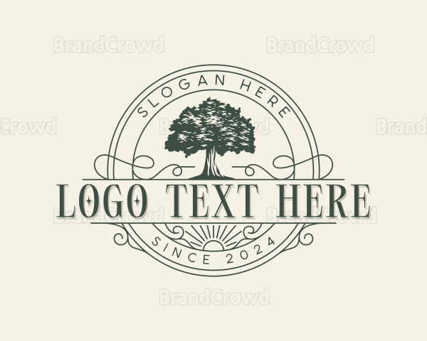 Sustainable Tree Garden Logo
