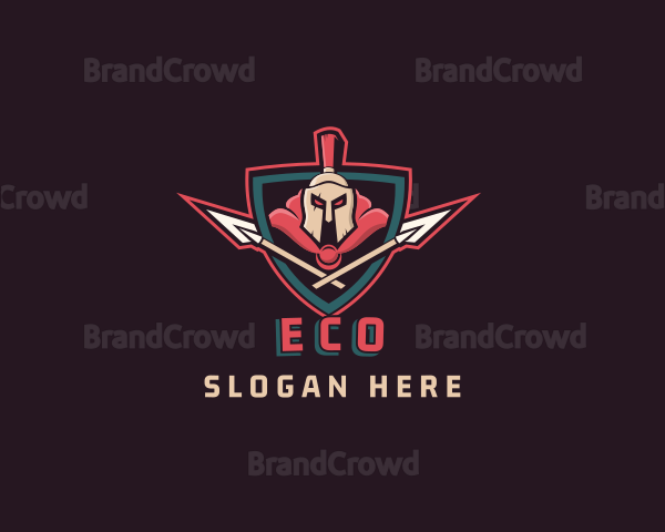 Spartan Warrior Shield Esport Logo