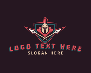 Spartan Warrior Shield Esport Logo