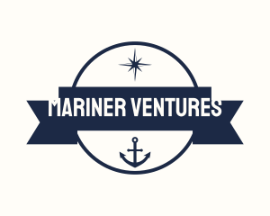 Mariner - Blue Sailor Navigation Badge logo design