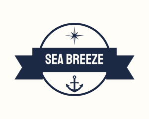 Sailor - Blue Sailor Navigation Badge logo design