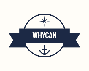Seaman - Blue Sailor Navigation Badge logo design