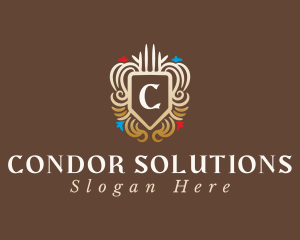 Royal Decorative Shield  logo design