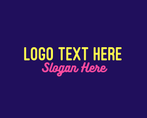 Signage - Fluorescent Neon Marquee logo design