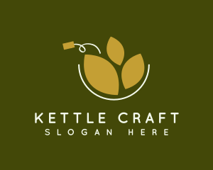 Kettle - Abstract Tea Bag Cup logo design