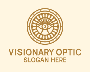 Optic - Tarot Eye Emblem logo design