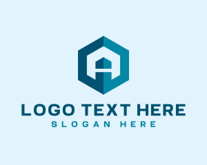Digital - Hexagon Tech Letter A logo design