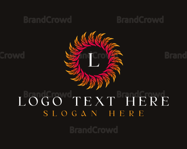 Fresh Autumn Leaves Logo