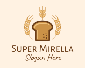 Wheat Flour - Wheat Bread Bakery logo design