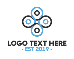 Connect - Chain Link Circles logo design