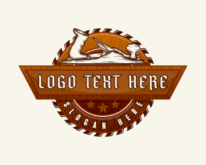 Tool - Woodwork Carpentry Planer logo design