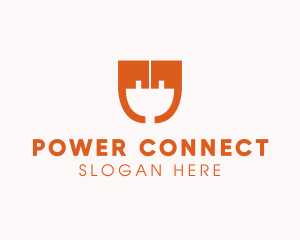 Plug - Electrical Plug Quote logo design