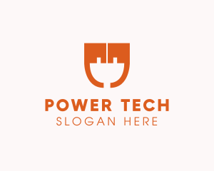 Electrical Plug Quote logo design