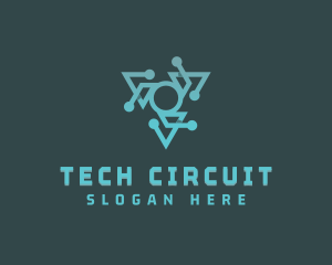 AI Circuitry Developer logo design