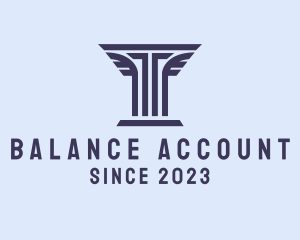 Account - Paralegal Law Pillar logo design