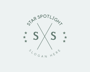 Minimalist Star Boutique logo design