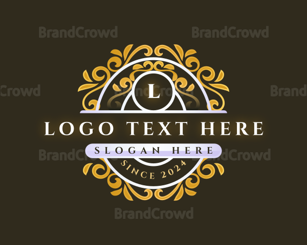 Premium Floral Ornament Logo