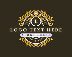 Gold - Premium Floral Ornament logo design