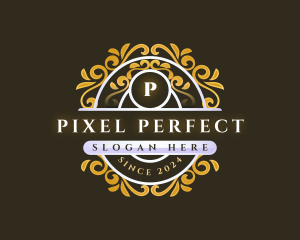 Premium Floral Ornament logo design