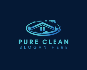 House Cleaning Pressure Washer logo design