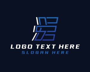Software - Technology Startup Letter E logo design